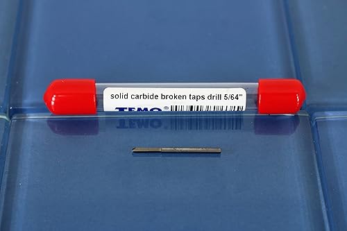 Miniatura 9 de TEMO Extractor de taladros rotos de carburo sólido de 316 pulgadas, extractor de grifos y pernos dañados, removedor y extractor de pernos pelados