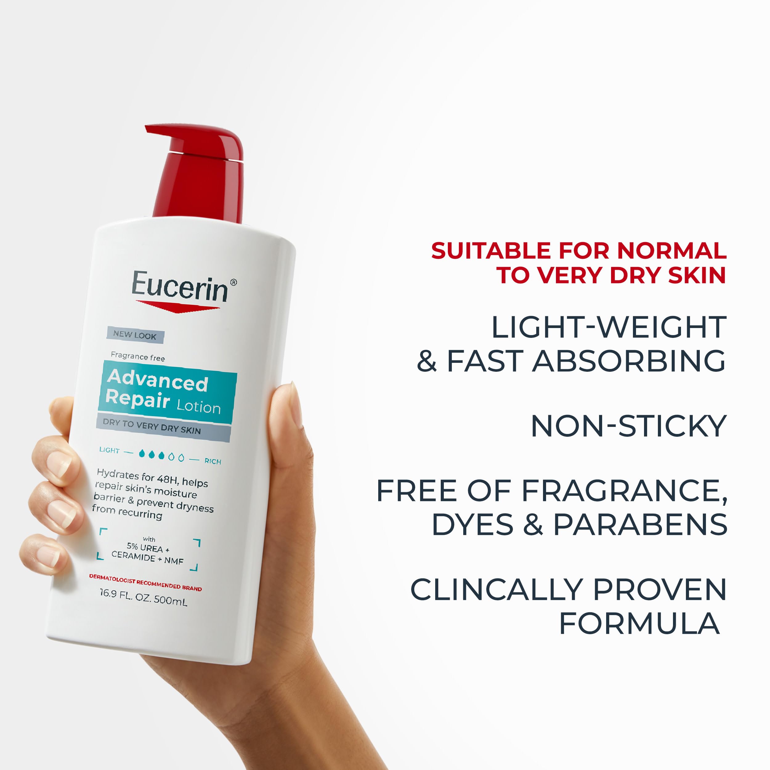 Eucerin Advanced Repair Lotion - 48 Hour Hydration -6