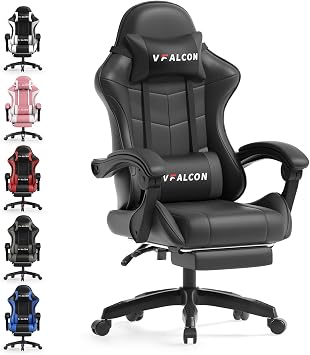 XTREME Gaming Chair   Ergonomic Reclining Chair with Footrest, 360  Swivel, Height Adjustable Black