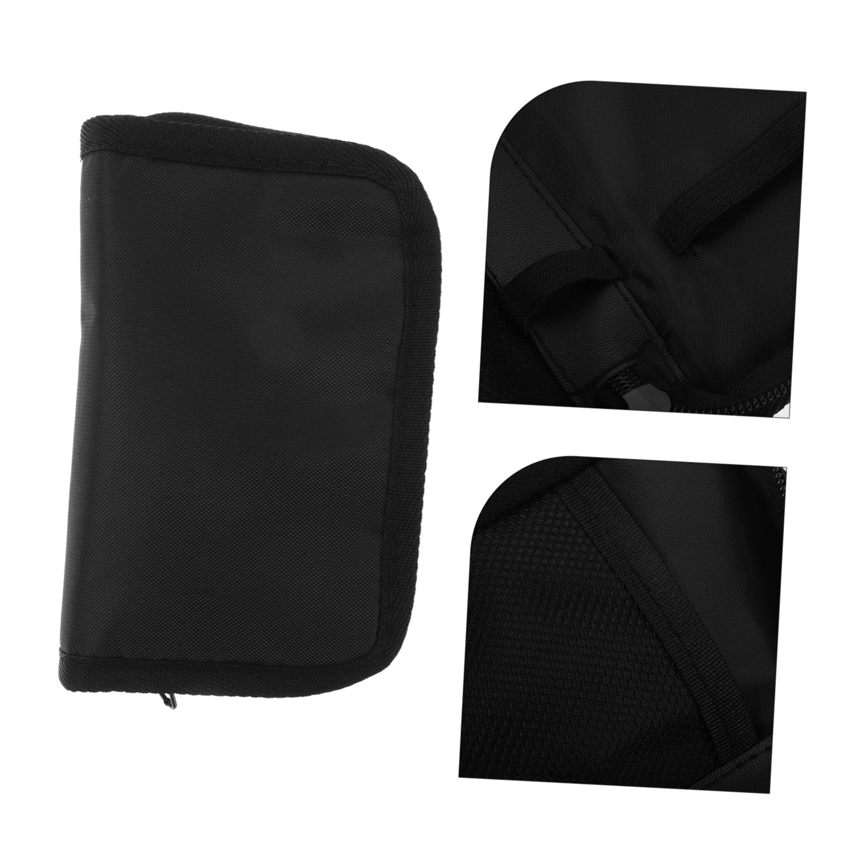 CALLARON 15 Pezzi Borsa per la conservazione del glucometro custodia portatile buste portaoggetti copertura del glucometro custodia per portatile Fodera 210d Black