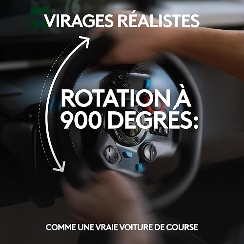 Logitech G G29 Driving Force volant de course et pédales, Prise éléctrique Anglaise - Noir - 5