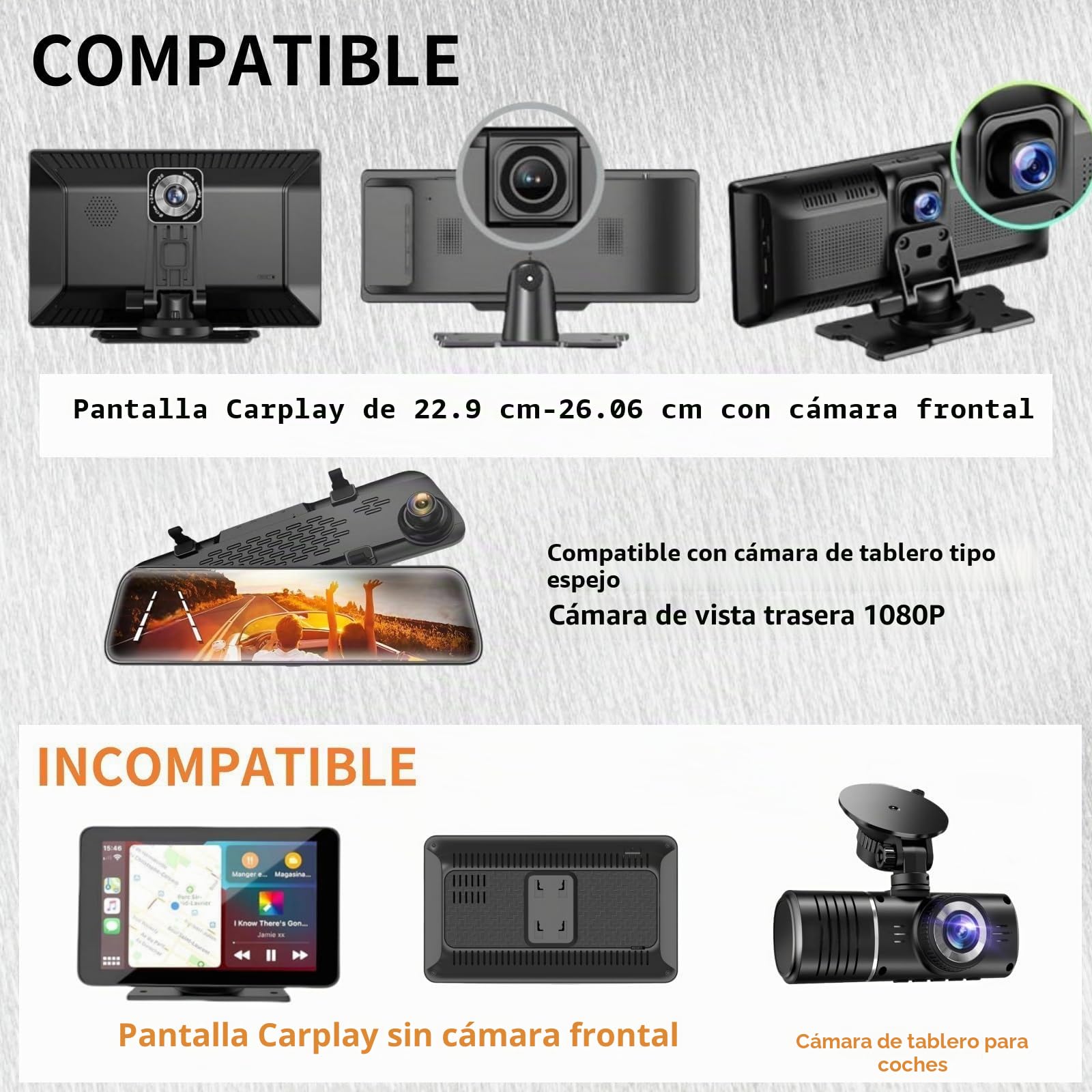 4 Pin Cámara de Marcha Atrás AHD Cámara de Coche Cámara de Visión Trasera Impermeable 149 ° ángulo de Visión 720/1080P Cambiable 2.5MM Jack Car Camera