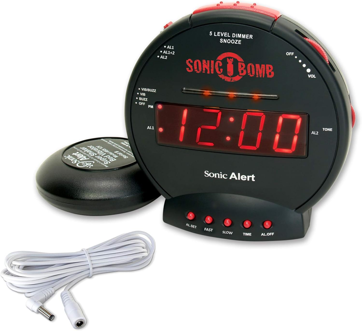 Sonic Alert SBE115 Sonic Bomb Vibrator Extension Cord, 15-Feet Sonic Alert SBE115 Sonic Bomb Vibrator Extension Cord, 15-Feet