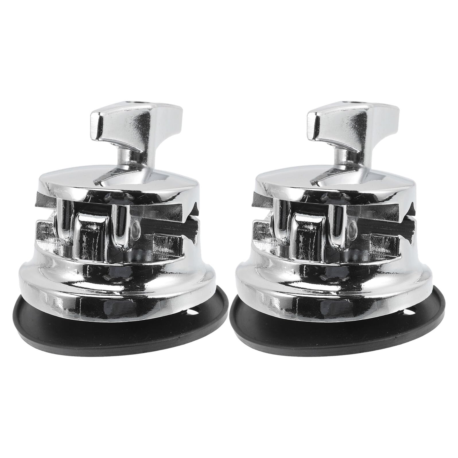2Pcs Drum Leg Bracket Mount Metal Floor Tom Drum Rack Leg Replacement Base Accessories for Percussion Instruments Drummers