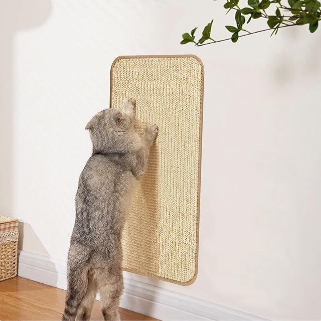 Foto 7 de 7 de Zyluniy Juego de 3 Piezas Rascador para Gatos Sofa, 50 × 25 cm Alfombra Rascador para Gatos Tablas