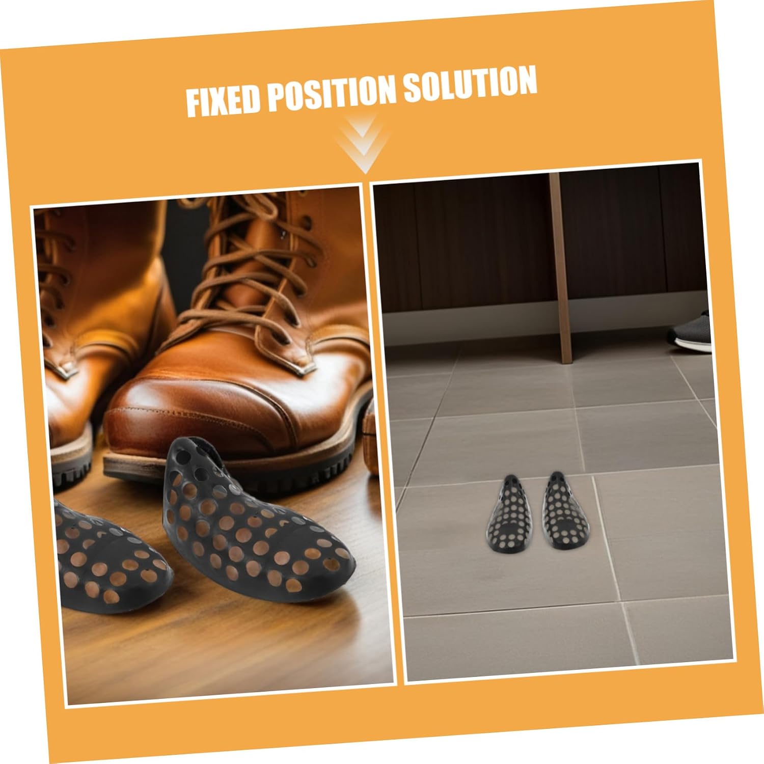 4 Pairs Plastic Shoe Tree Hollow Design for Boots Sneakers