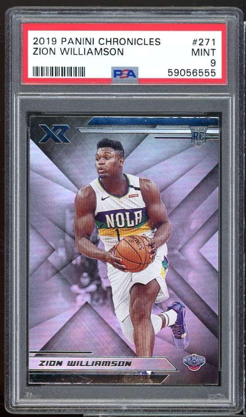 Zion Williamson Rookie Card 2019-20 Panini Chronicles #271 PSA 9 - Basketball Slabbed Rookie Cards