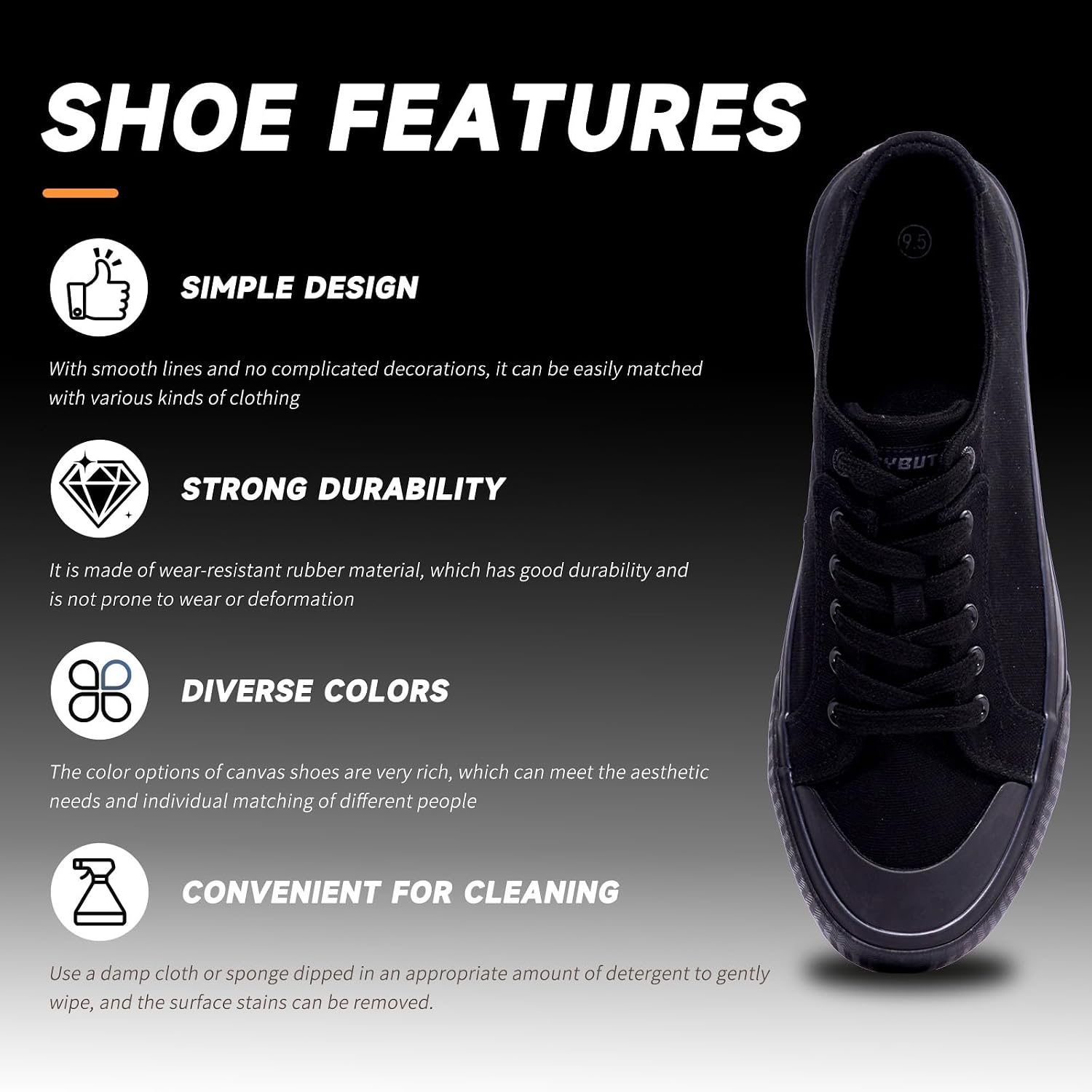 Women's Canvas Sneakers–Low Top Casual Fashion Sneaker|Lightweight Breathable Women's Shoes for Walking & Everyday Wear|Tennis Shoes for Daily Wear