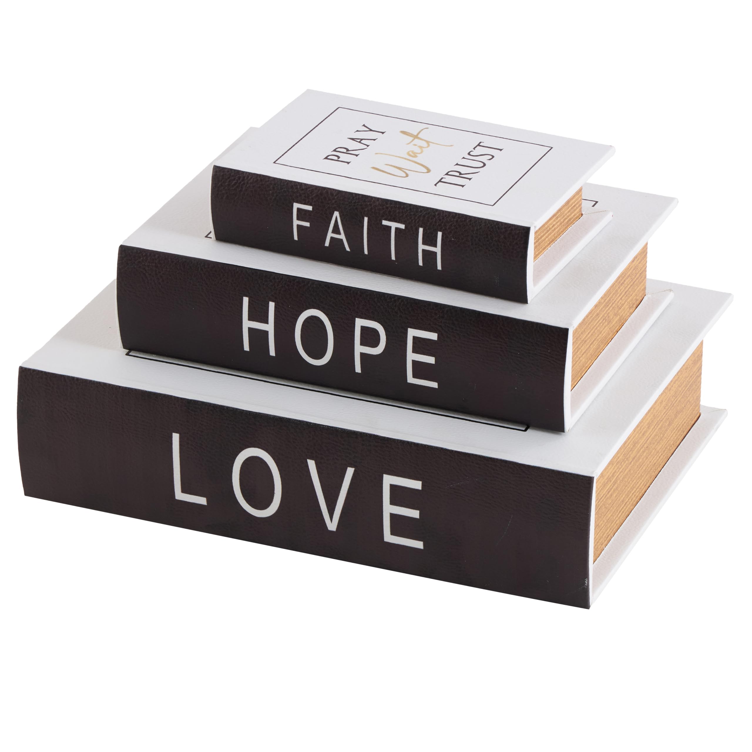 Amazon.com: Deco 79 Wooden Decorative Box Love, Hope, Faith Faux