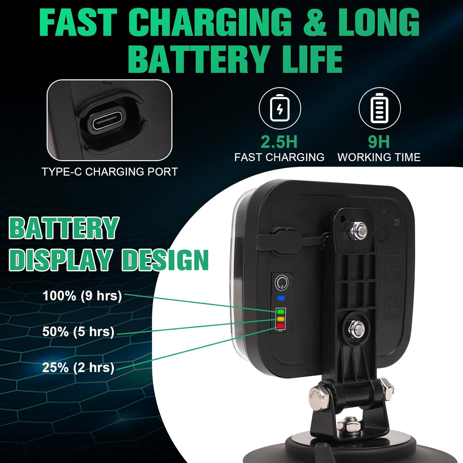 HOCHO Wireless Trailer Lights Magnetic, Upgraded Brighter Adjustable 4&7PIN 2-in-1 Rechargeable Wireless Tow Lights with Turn Signal Reverse Brake Running Light for Trailer Truck RV Boat Caravan