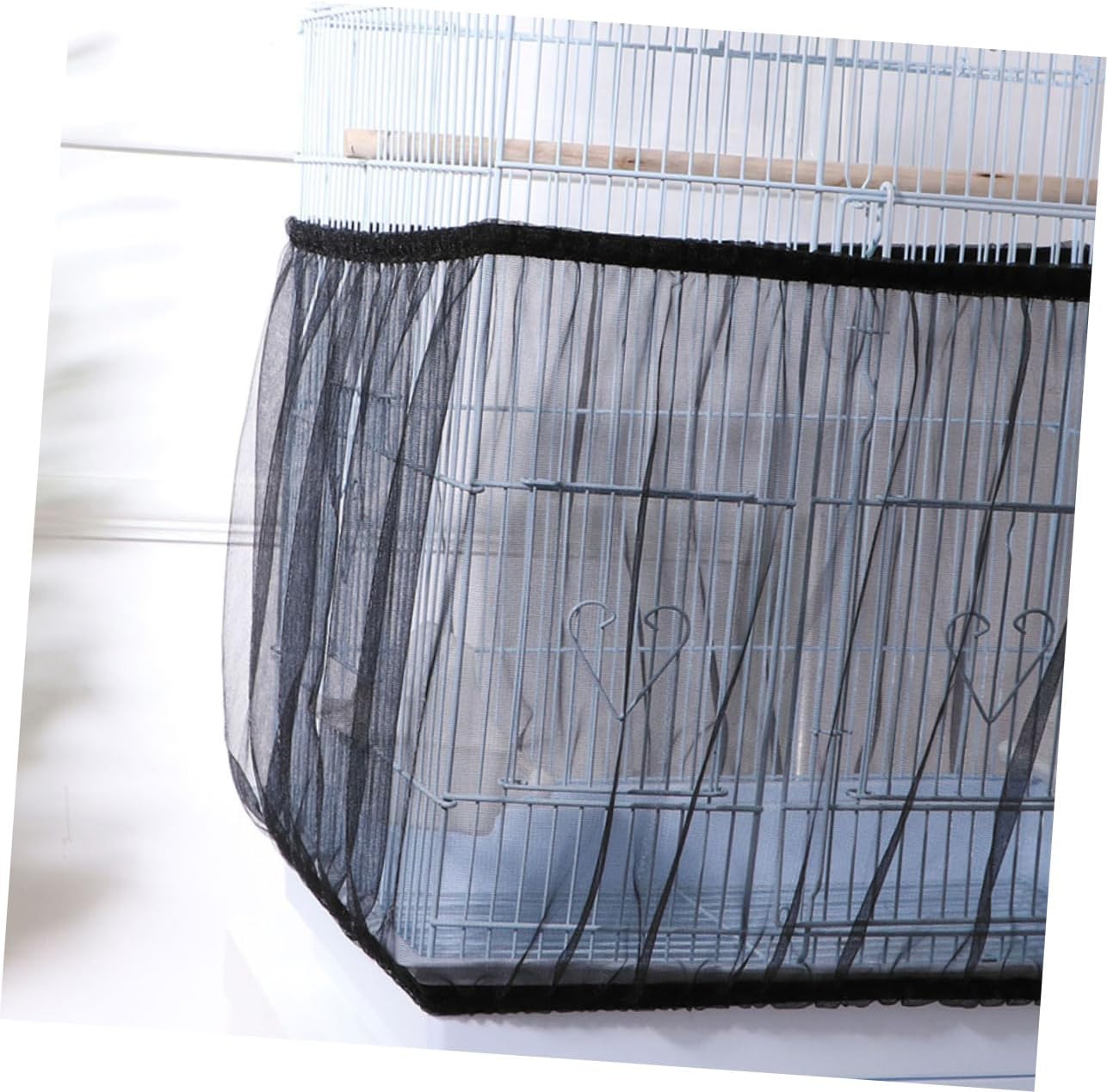 BESPORTBLE 10pcs Parrot Cage Protector Netting Heavy-Duty Birdcage Cover Elastic Design Prevents Food and Plume Splashing Easy to Wash for Cockatiels and Parrots