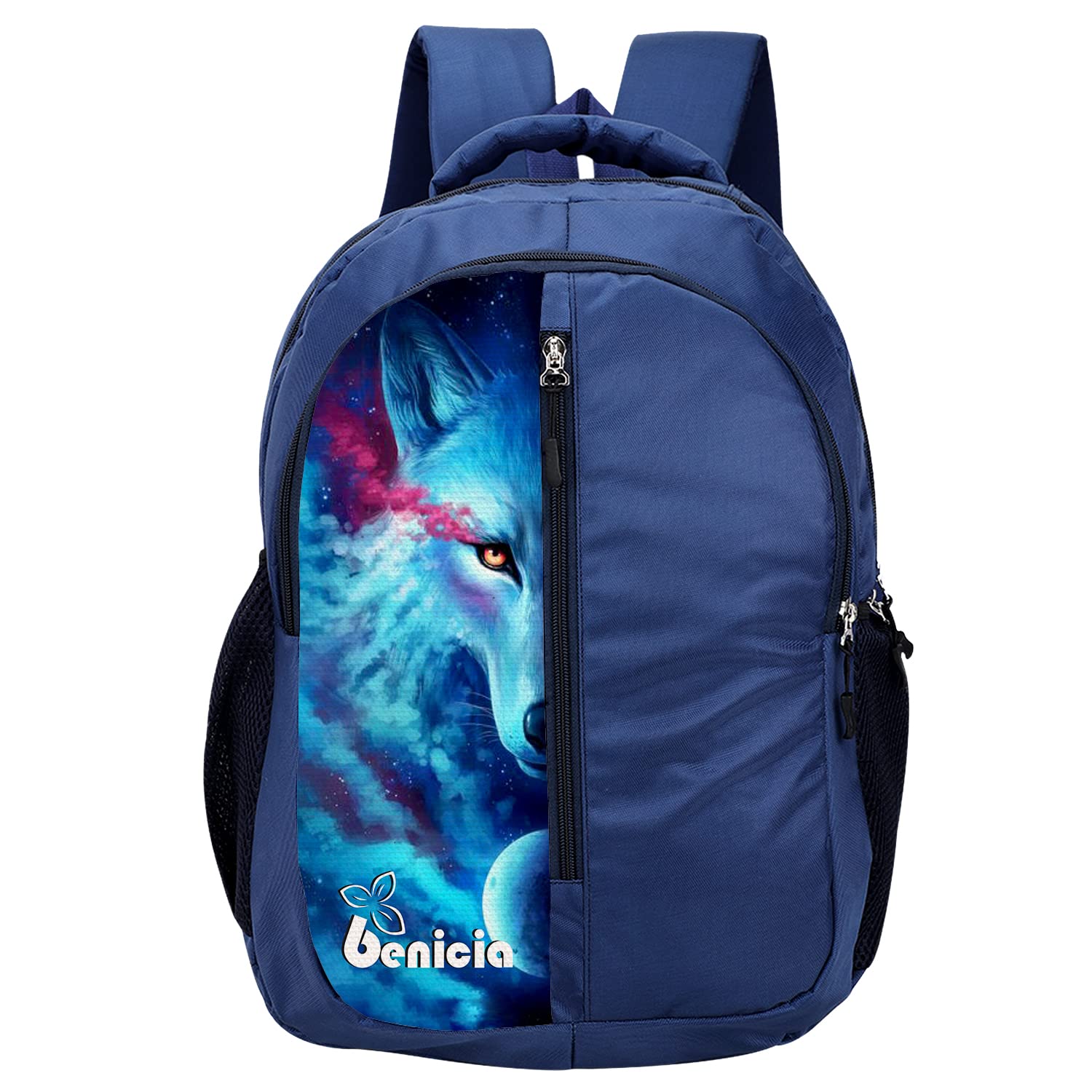 BeniciaPolyester Waterproof School Bag/College Laptop Backpack
