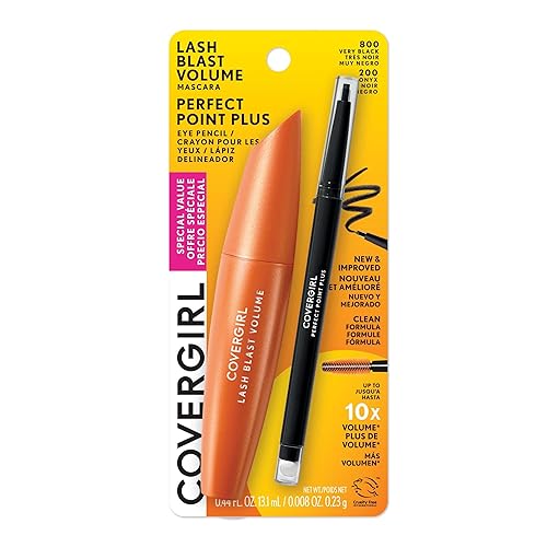 Vista 18 de Covergirl Lashblast, máscara de pestañas resistente al agua, 1 800 - Muy negro
