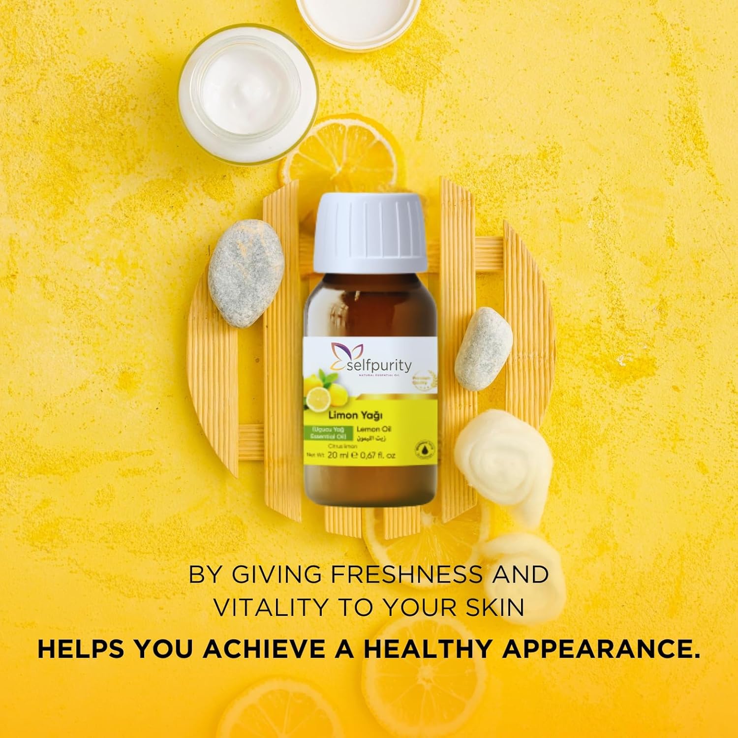 Organic Lemon Essential Oil,%100 Pure and Natural Lemon Oil, Premium Grade Essential Oils for Diffusers, Skin, Aromatherapy, Massage - 20 ml (0.68 fl oz) - Image 5