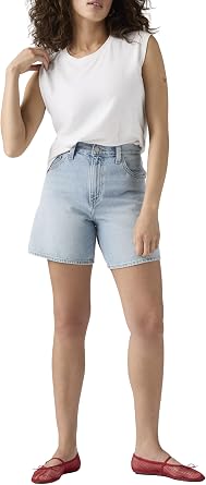 Levi's Women's High Rise Baggy Shorts