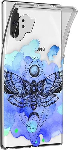 Miniatura 2 de Funda de teléfono compatible con Samsung Galaxy S23 Ultra S22 5G S21 FE S20 S10 Note 20 acuarela flexible ligera muertes cabeza polilla cubierta