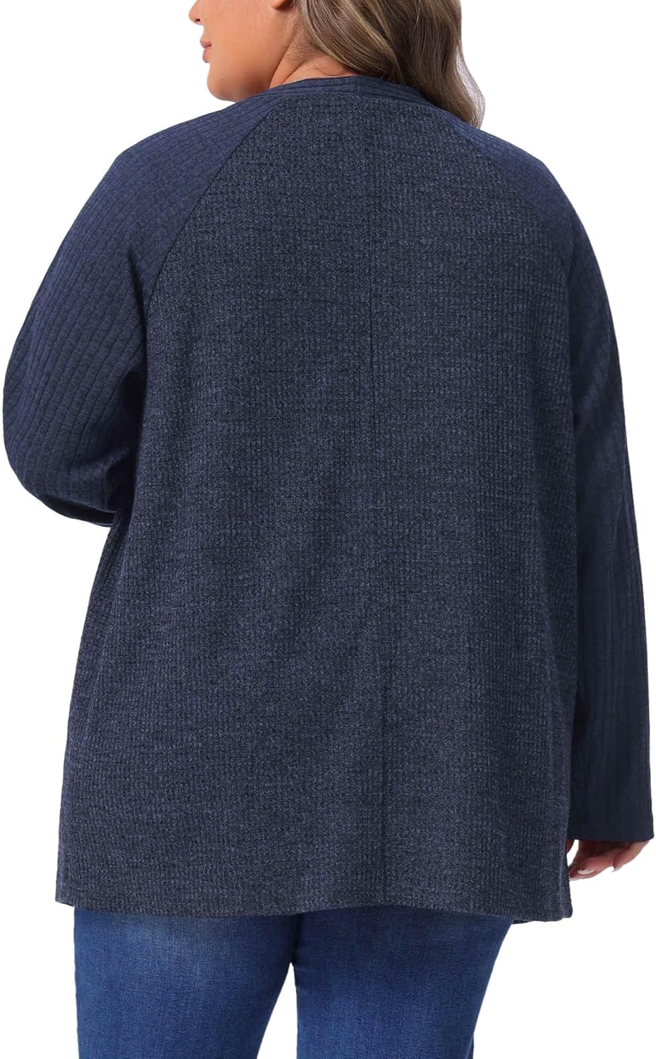 Agnes Orinda Plus Size Knit Cardigans for Women Open Front Long Sleeve Lightweight Cardigans - Image 4