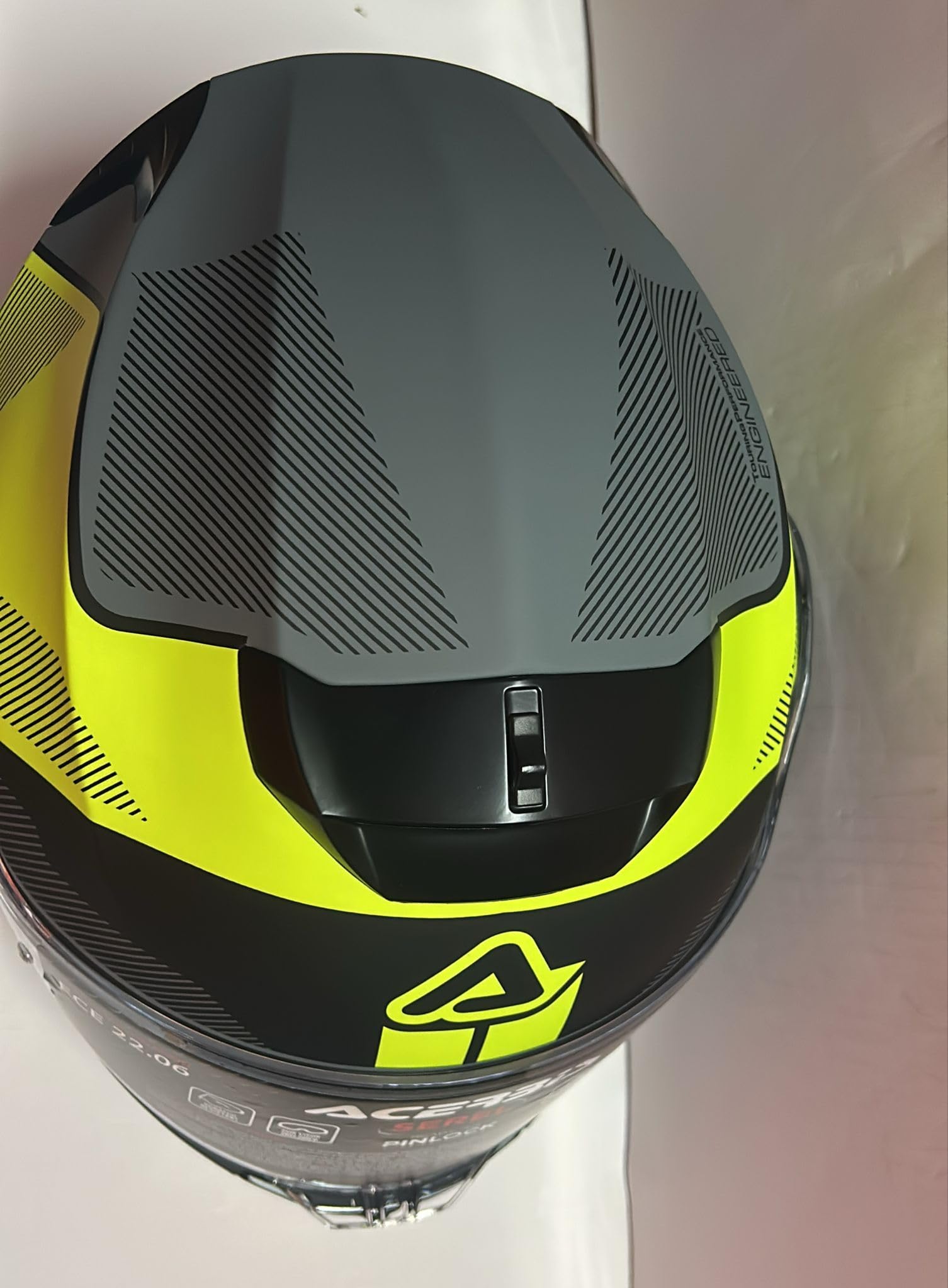 ACERBIS CASCO SEREL 2206 NERO/GIALLO FLUO M