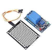 Vista 6 de Gotas Sensor Relé Módulo de Relé Conjunto de Gotas de lluvia Módulo Controlador de Lluvia Hoja Foliar Sensor Relé 12V