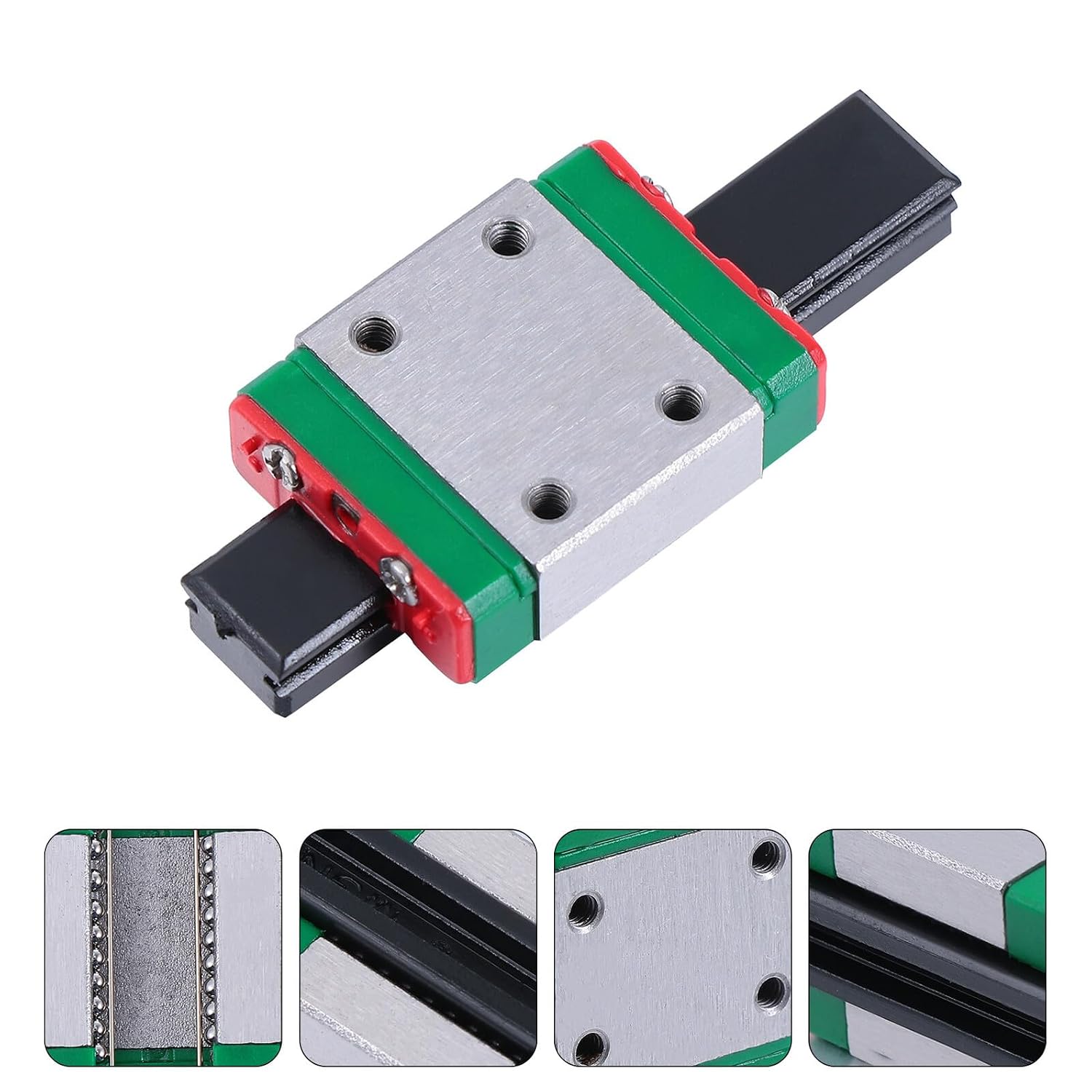 Miniature Linear Guide Rail Block for CNC Machines and 3D Printers Linear Bearing Slide Block for Industrial Automation and Precision Motion Style