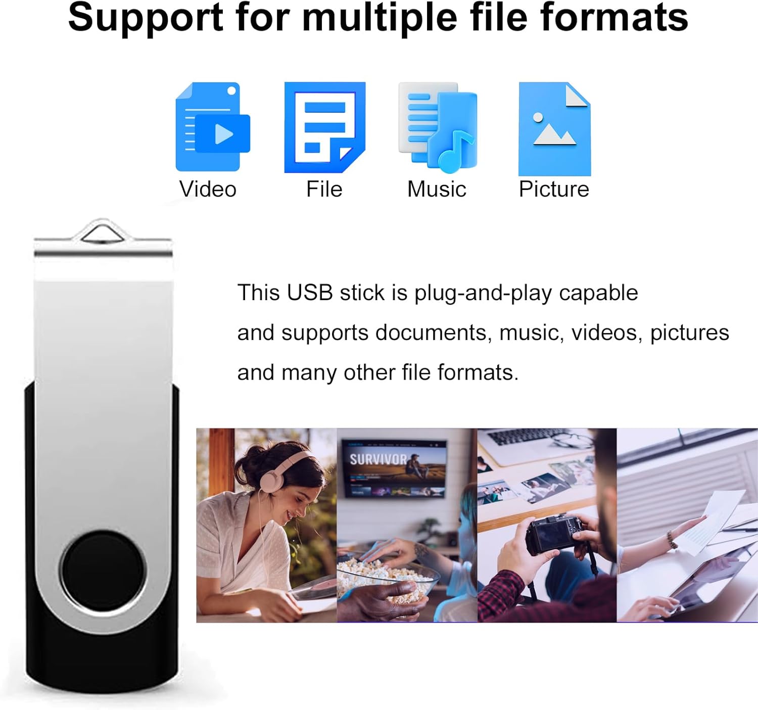 Wireless Numeric Keypad and 2GB Flash Drive 10 Pack