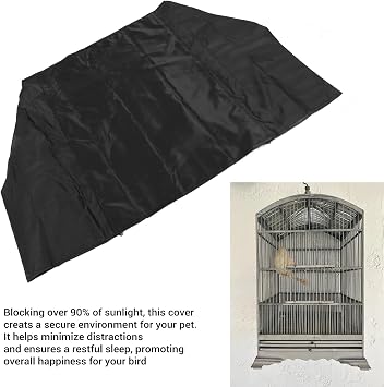 Bird Cage Cover, Bird Cage Covers for Night Heavy Duty Fade Pet Bird Cage Cover Accessory for Parakeet Cockatiel and More Finches, Birdcage Covers