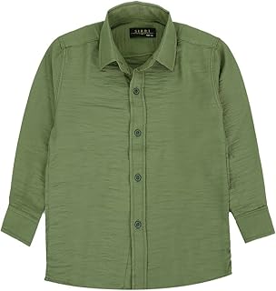 SIRRI Baby,Clothing,Baby Boys 0-24m,Tops,Button-Down & Dress Shirts Baby Boy’s Formal Cotton Linen Classic Collar Shirt