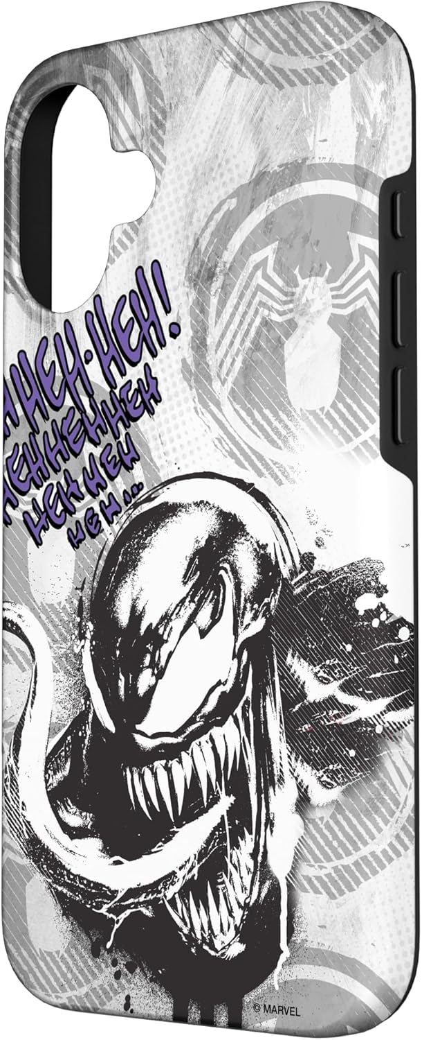 Marvel Venom Eddie Brock Symbiote Laugh Case for iPhone 16