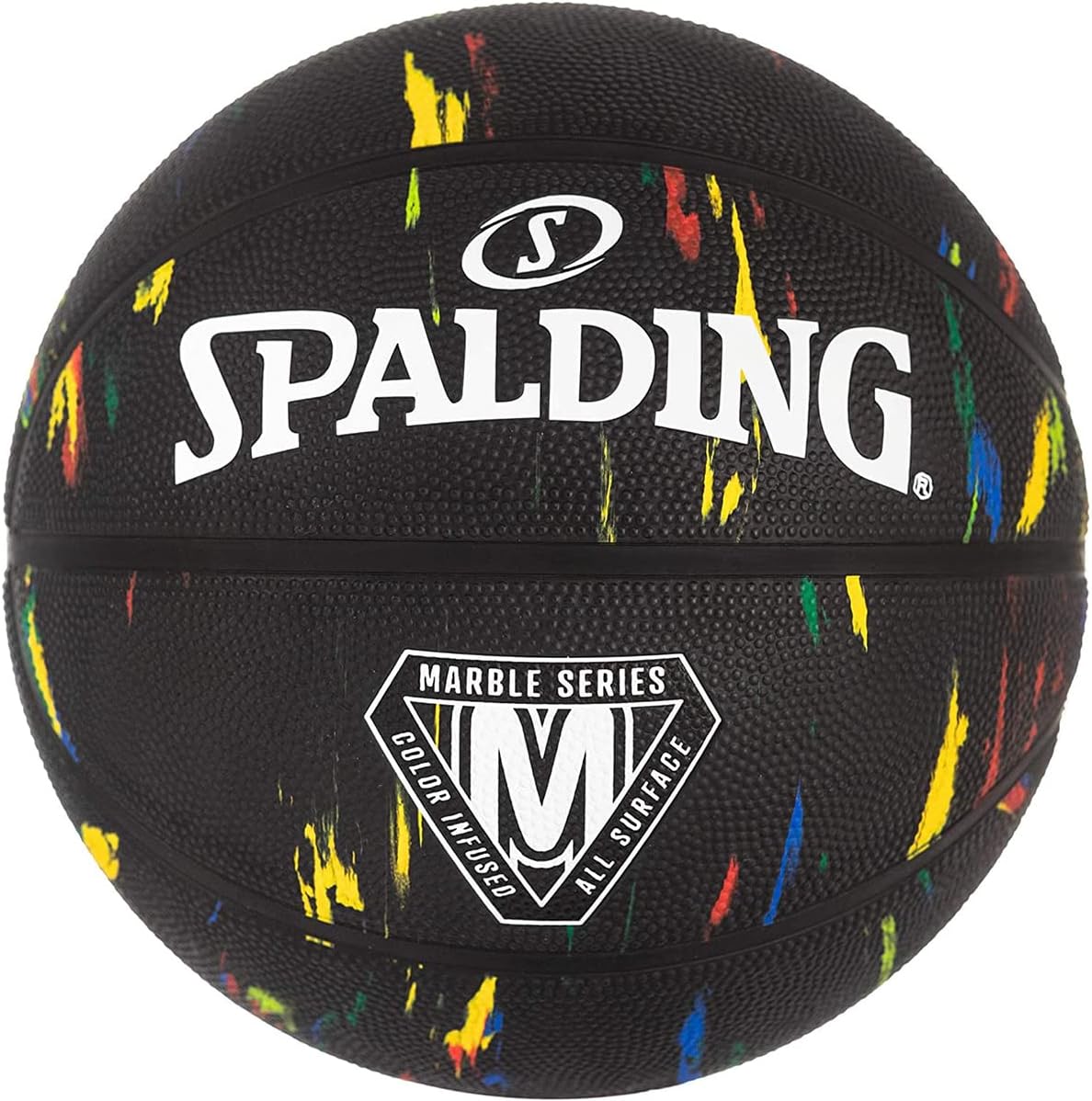 Spalding Outdoor Rubber Basketballs | Performance Rubber Cover Designed for Outdoor Play | Multiple Sizes & Colors
