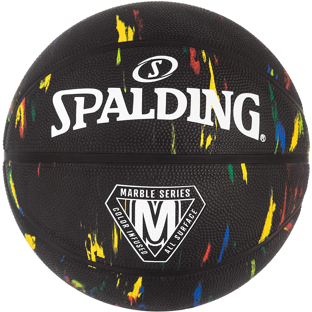 Spalding Marble Series Multi-Color Outdoor Basketball