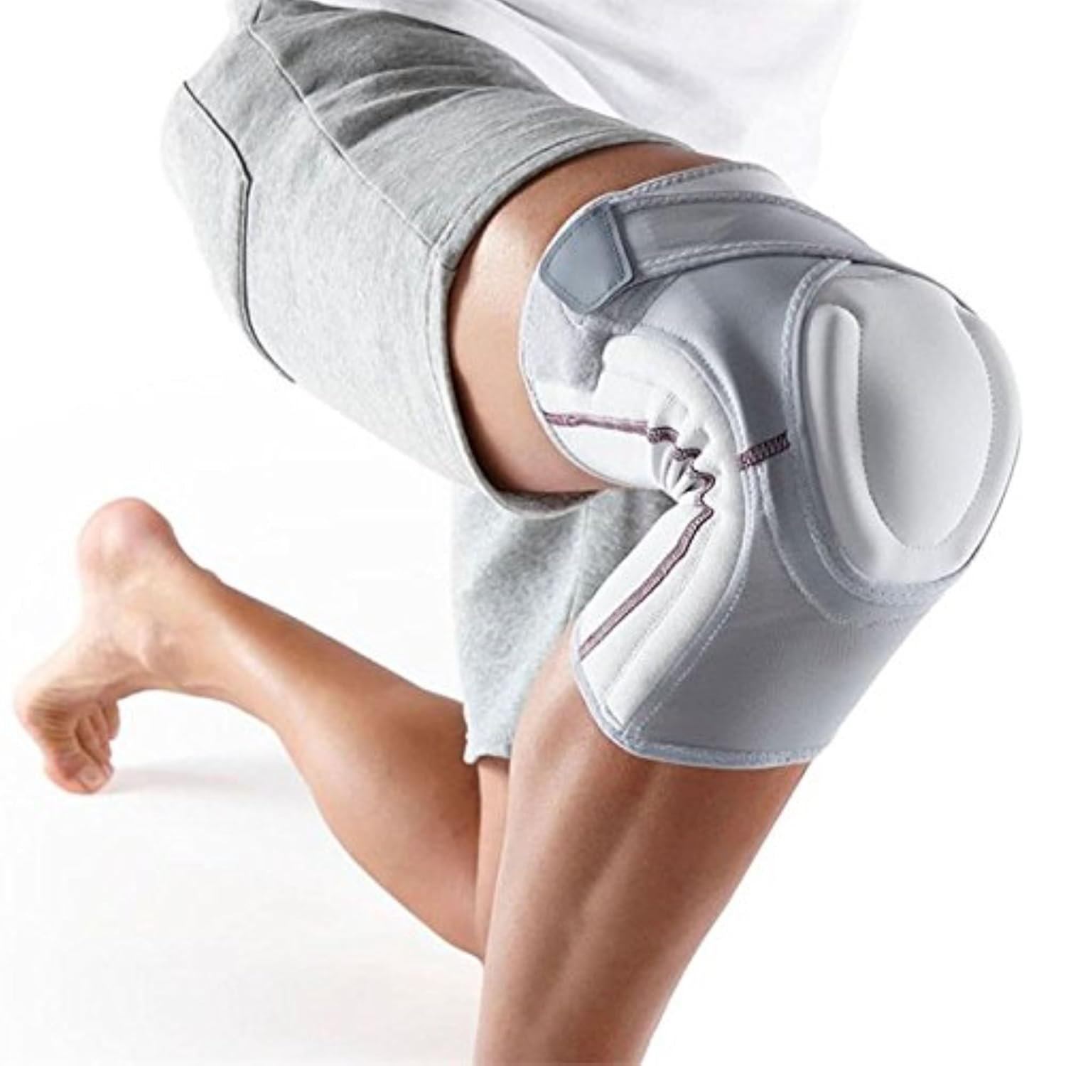 PUSH care Knee Brace for Knee Pain and Instability. Comfortable, Adjustable Compression and Support for Arthritis, Runner’s Knee, Patellofemoral Syndrome, and Knee Instability