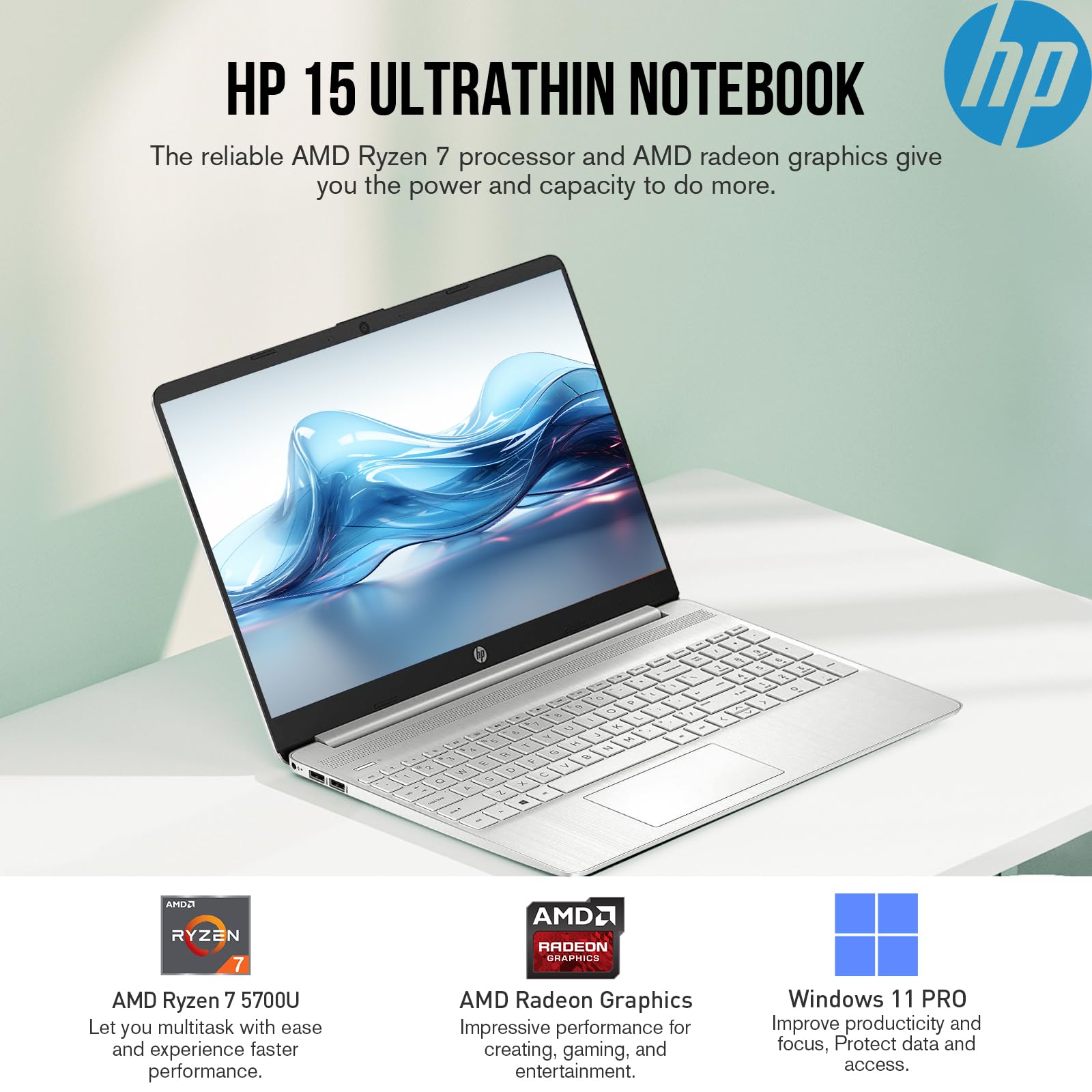 HP 15.6型 Ryzen 7 / 16GB / SSD512GB Amazon.com: HP 15.6 Laptop Computer, AMD Ryzen 7 Laptop(8