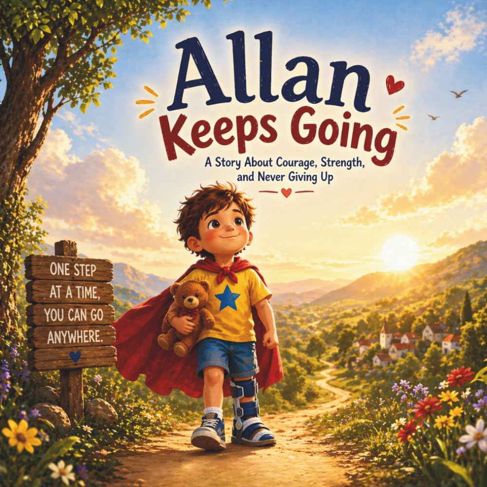 Allan Keeps Going: A Children’s Book About Courage, Resilience, and Never Giving Up