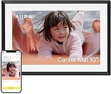 Aura Digital Picture Frame - 10.1" HD Mat Display | Wirecutters Best Digital Frame for Gifting | Text Photos Directly to Your Frame from Anywhere | Quick & Easy Setup Over WiFi - Free App | No Fees