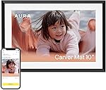 Aura Digital Picture Frame - 10.1" HD Mat Display | Wirecutter's Best Digital Frame for Gifting | Text Photos Directly to Your Frame from Anywhere | Quick & Easy Setup Over WiFi - Free App | No Fees