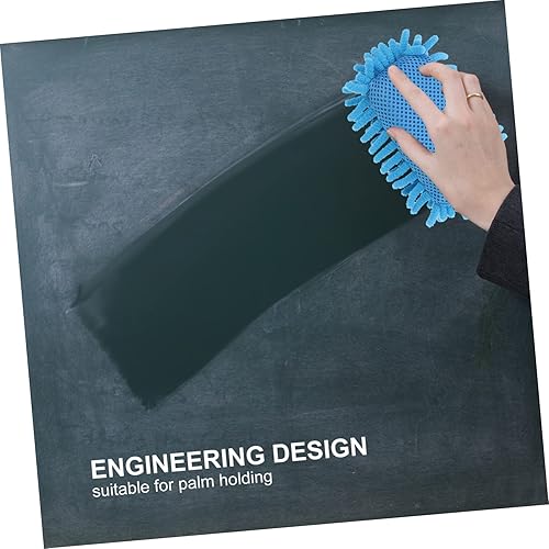 Miniatura 4 de 4 guantes de microfibra para pizarra blanca de chenilla, para limpieza de tablas de microfibra, limpiadores de pizarra de borrado en seco,