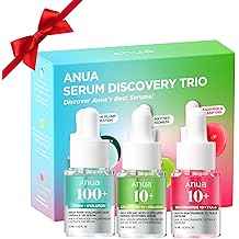 Anua Serum Discovery Trio, Mini Face Serum Travel Size Kit with Hyaluronic Acid, Niacinamide &amp; Azelaic Acid, Hydrating Soothing Gift Set for Women, Korean Skincare Set -10ml/0.33fl.oz &times; 3EA