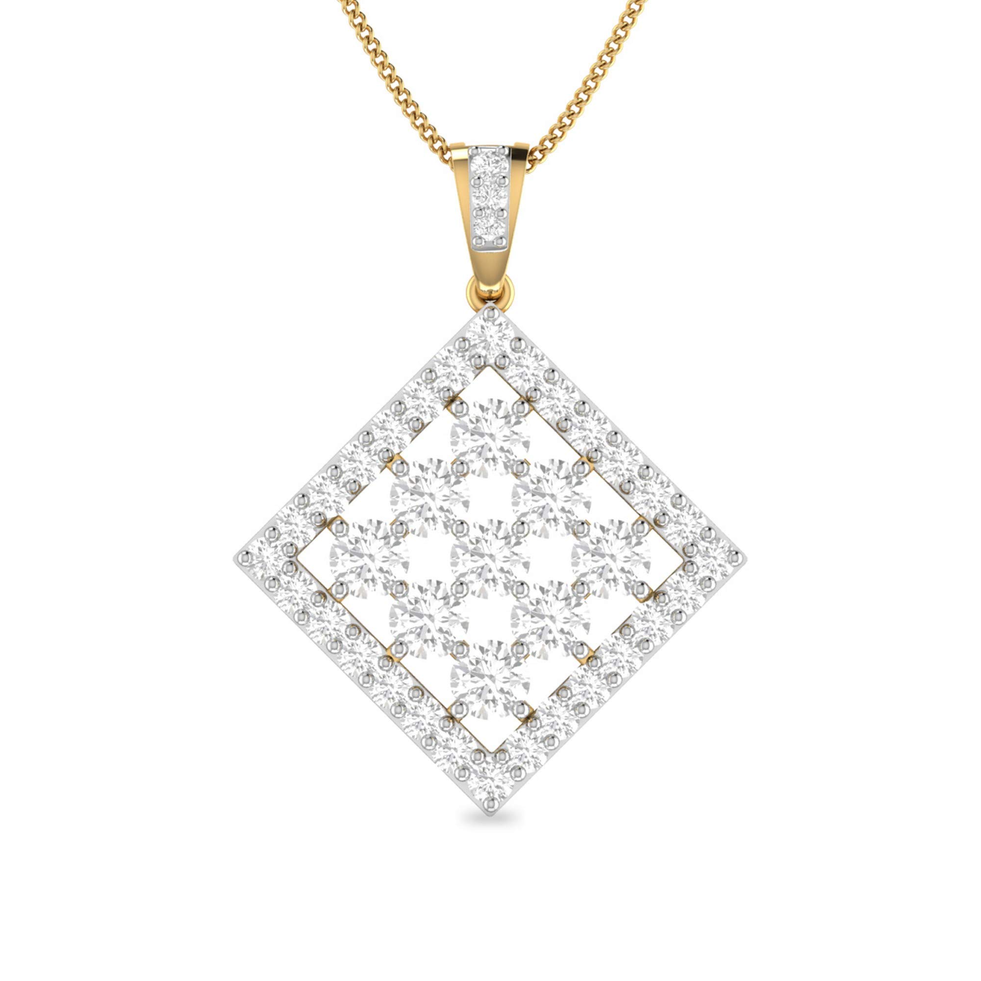 pc jeweller Yellow Gold and Solitaire Pendant for Women-picture-40