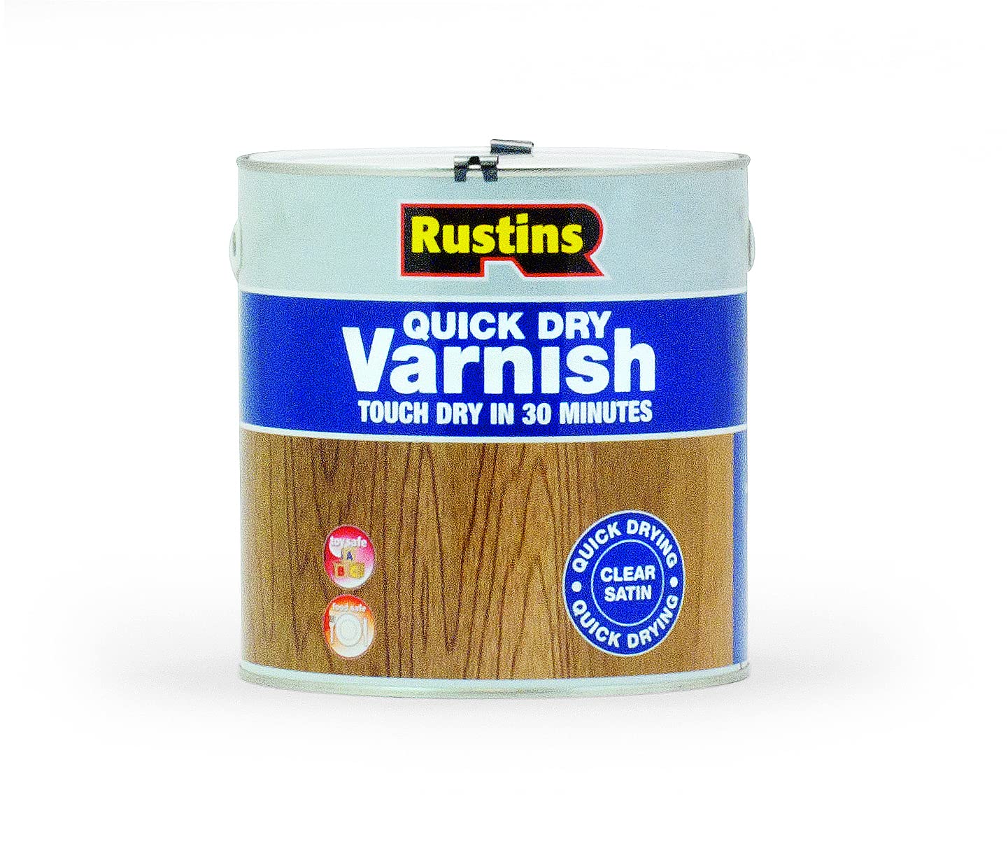 Rustins Avsc2500 Quick Dry Varnish Satin Clear 2.5 Litre 5015332000159