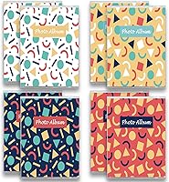 Vista 1 de Álbumes de fotos pequeños de 4 x 6 pulgadas, paquete de 8 unidades, capacidad para 36 fotos cada uno, mini álbumes de fotos de 4 x 6, álbumes