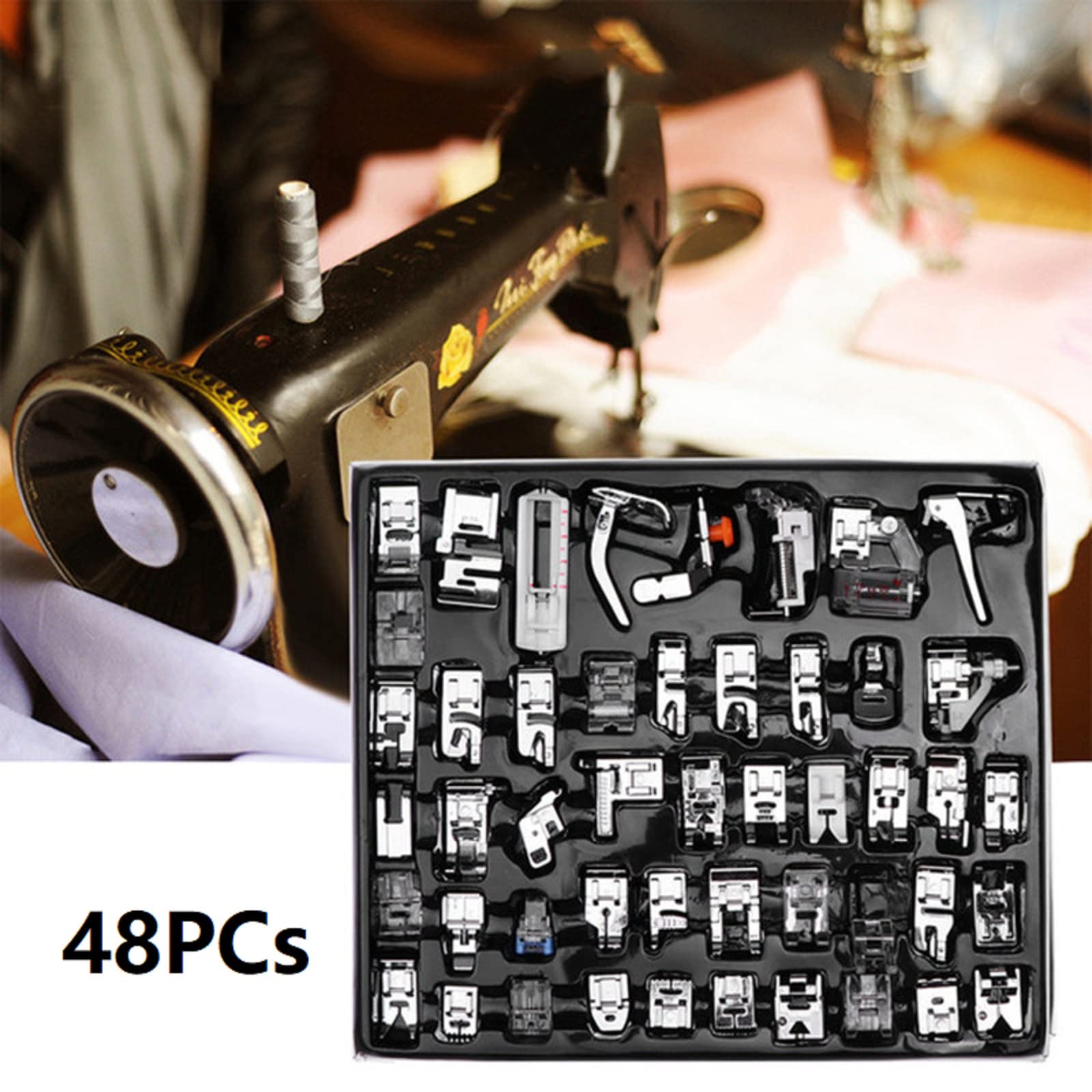 Multifunktionaler Nähfuß Snap On - Gerader Stich Fuß Für Brother, Singer, Janome Nähmaschinen