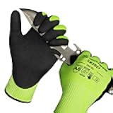 Schwer 2 Pairs Cut Resistant Gloves ANSI A6 Cut Proof Work Gloves, Touchscreen, for Men and Women Used for Woodworking, Glass Cutting, Construction, Cargo Handling, Car Repair, L