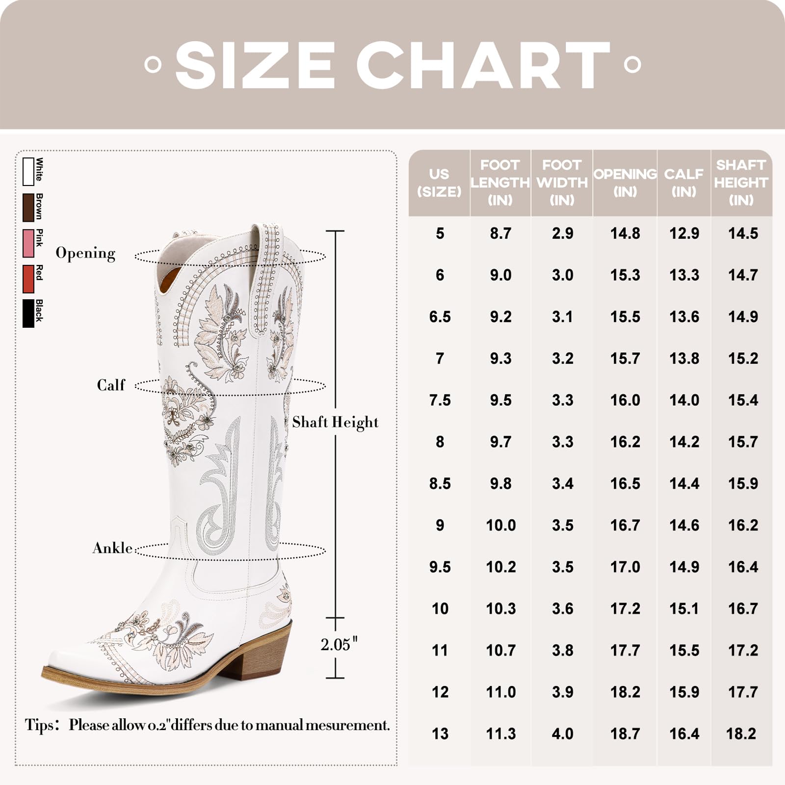 Lumeheel Stivali da cowboy da donna, altezza al ginocchio, stile western, con strass scintillanti, stile country, con classico ricamo, a punta, tacco grosso, cerniera lampo, alla moda, vintage, alla