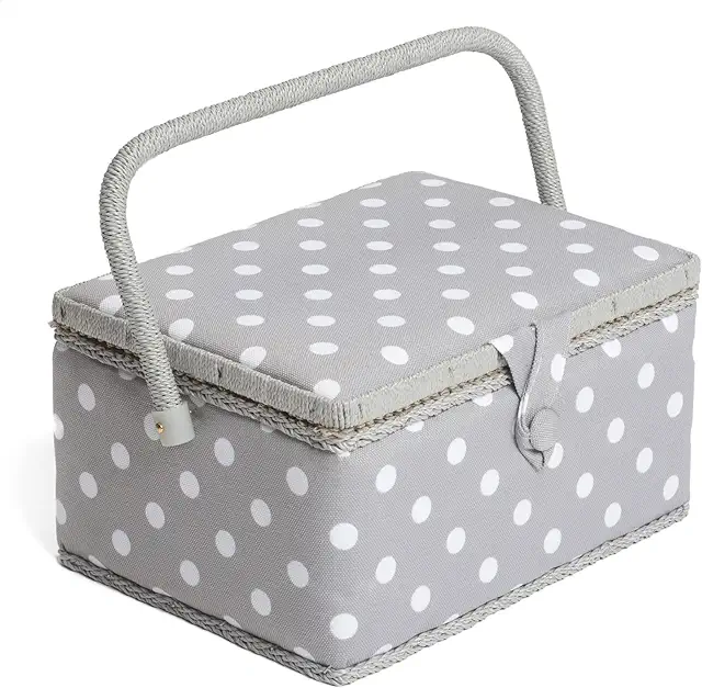 Boîte de Rangement Couture Taille Moyenne - Organisation Idéale Travaux Manuels