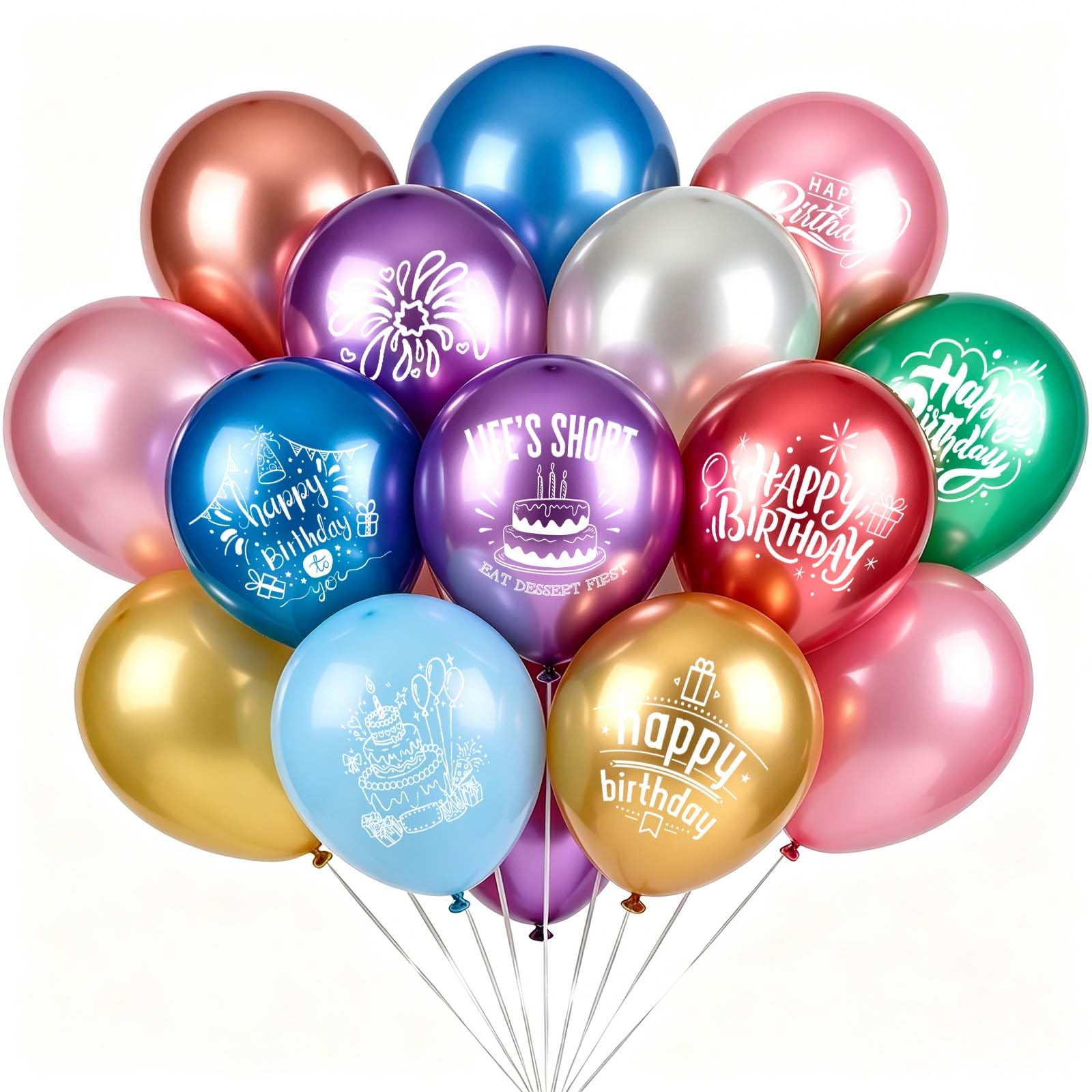 Personalised Balloons | Custom with Logo and Text | Balloons with Personalised Designs | Ideal for Birthday Parties, Weddings and Graduations (Style 10) — image 1