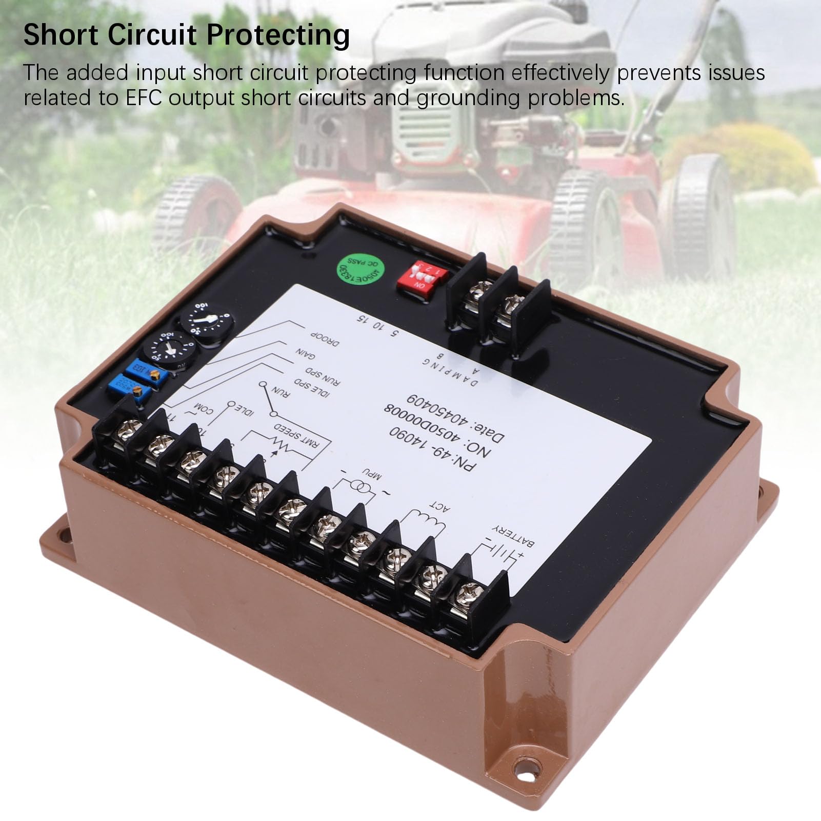 Generic Contrôleur de Vitesse de Moteur de Générateur Circuit Anti-interférence avancé pour Pompes PT Inférieures à 350 KW Construction en Aluminium pour une Installation Facile