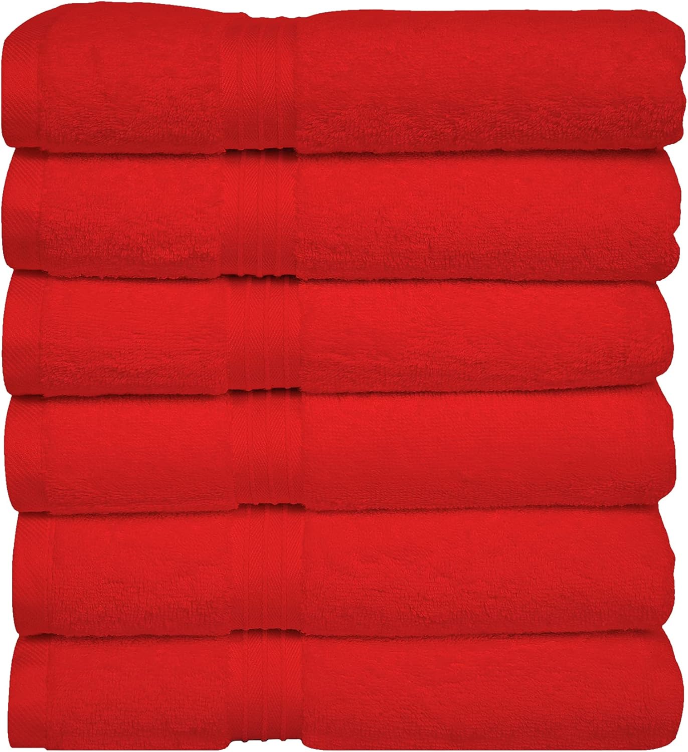 Bliss Casa  Large Hand Towels 6 Pack, 50 x 100 cm  100 Combed Cotton  Premium Quality, Ultra Soft and Highly Absorbent, Hotel  Spa Quality Hand Towels