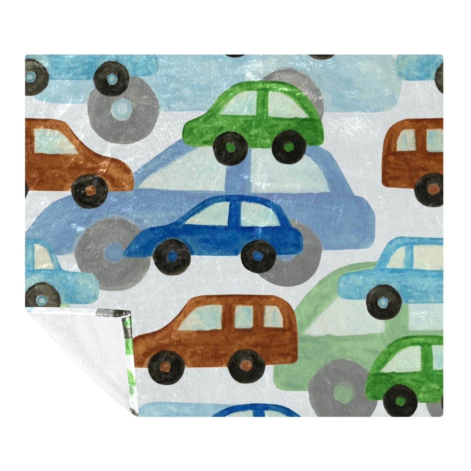 Couverture polaire microfibre ultra douce, plaid voiture pour adultes et enfants