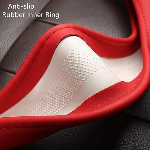 Miniatura 6 de Linda funda para volante para mujer, funda universal de 15 pulgadas para volante de diamante, se adapta a la mayoría de automóviles, SUV, camiones,