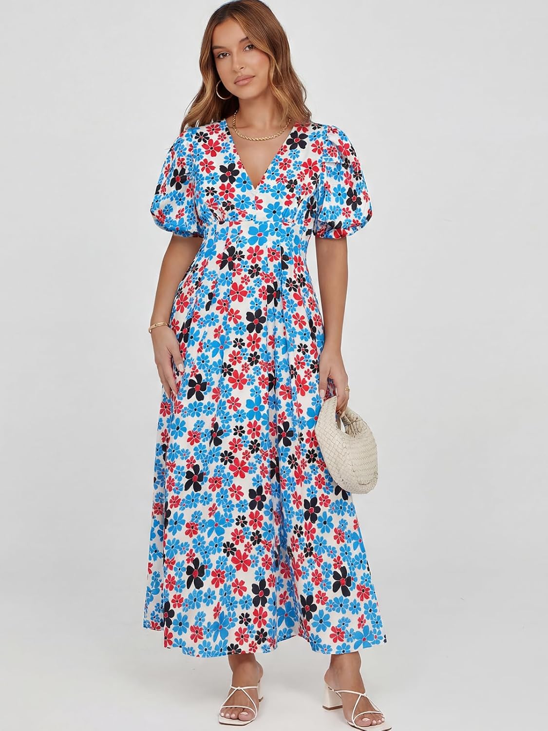 Sissyaki Women's Floral Maxi Dress 2026 Summer Spring Wedding Guest Dress - Image 3